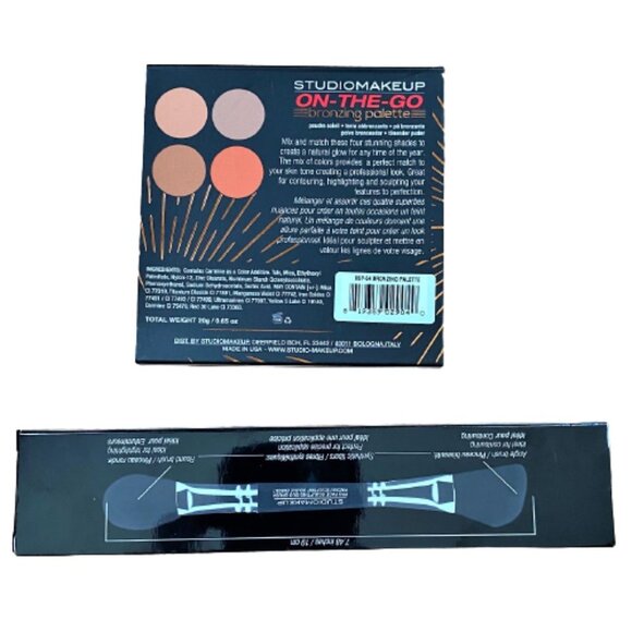 New Studio Makeup bronzer pallette + sculpt  brush - Picture 3 of 9
